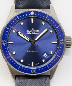 Blancpain Fifty Fathoms Bathyscaphe ceramic Ref 5000/0240 $11,660 inc GST Full set sold new in Australia.