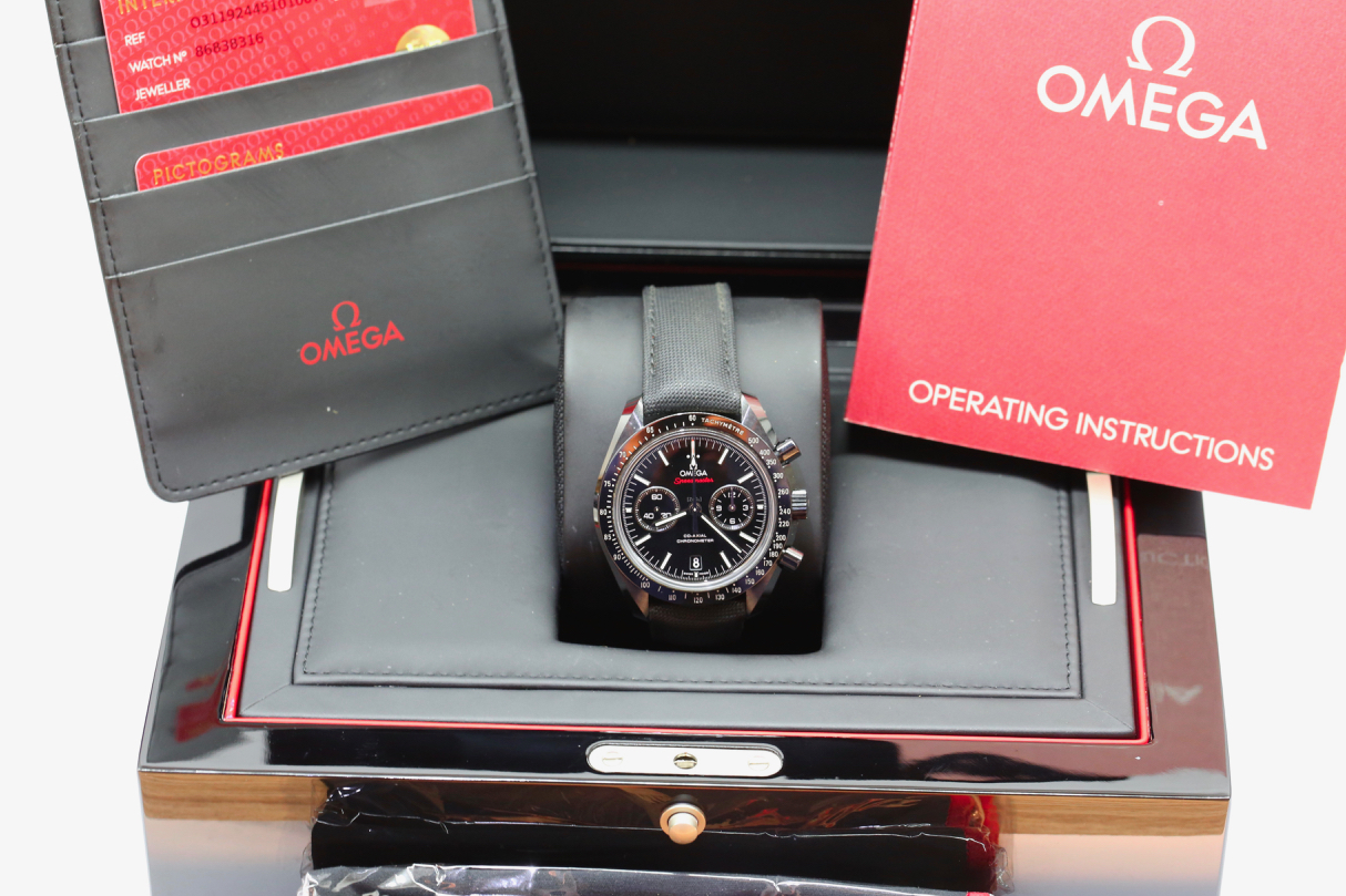 Omega Speedmaster Dark Side of the Moon Ref 031192445101007, sold new in Australia May 2018, $11,660 - Image 2
