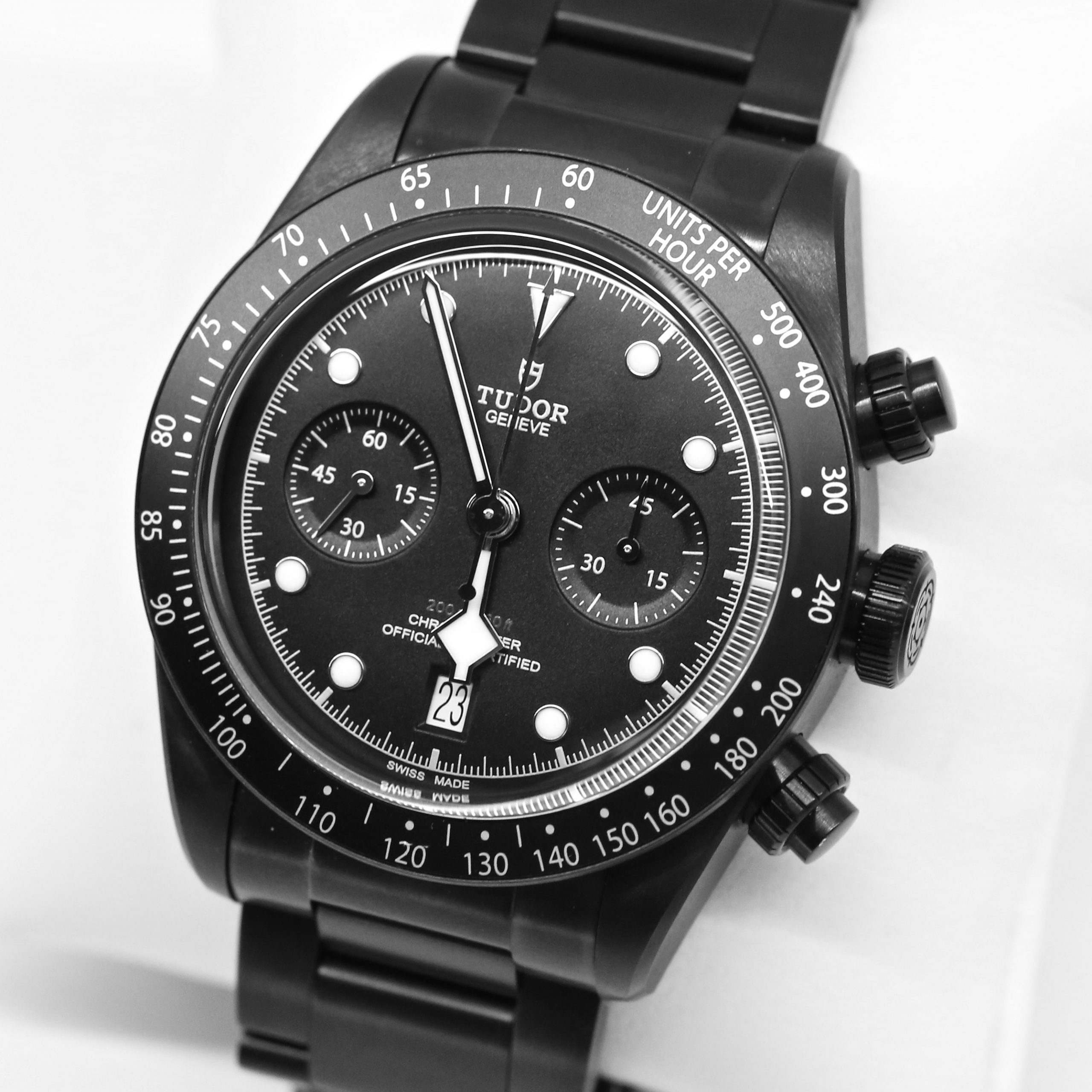 Tudor Black Bay chronograph Dark All Blacks limited edition Ref 79360DK September 2019 $9,900(AUD). - Image 8