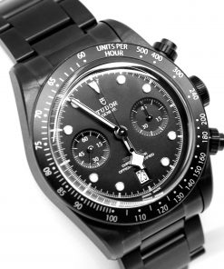 Alternative view of Tudor Black Bay chronograph Dark All Blacks limited edition Ref 79360DK September 2019 $9,900(AUD).