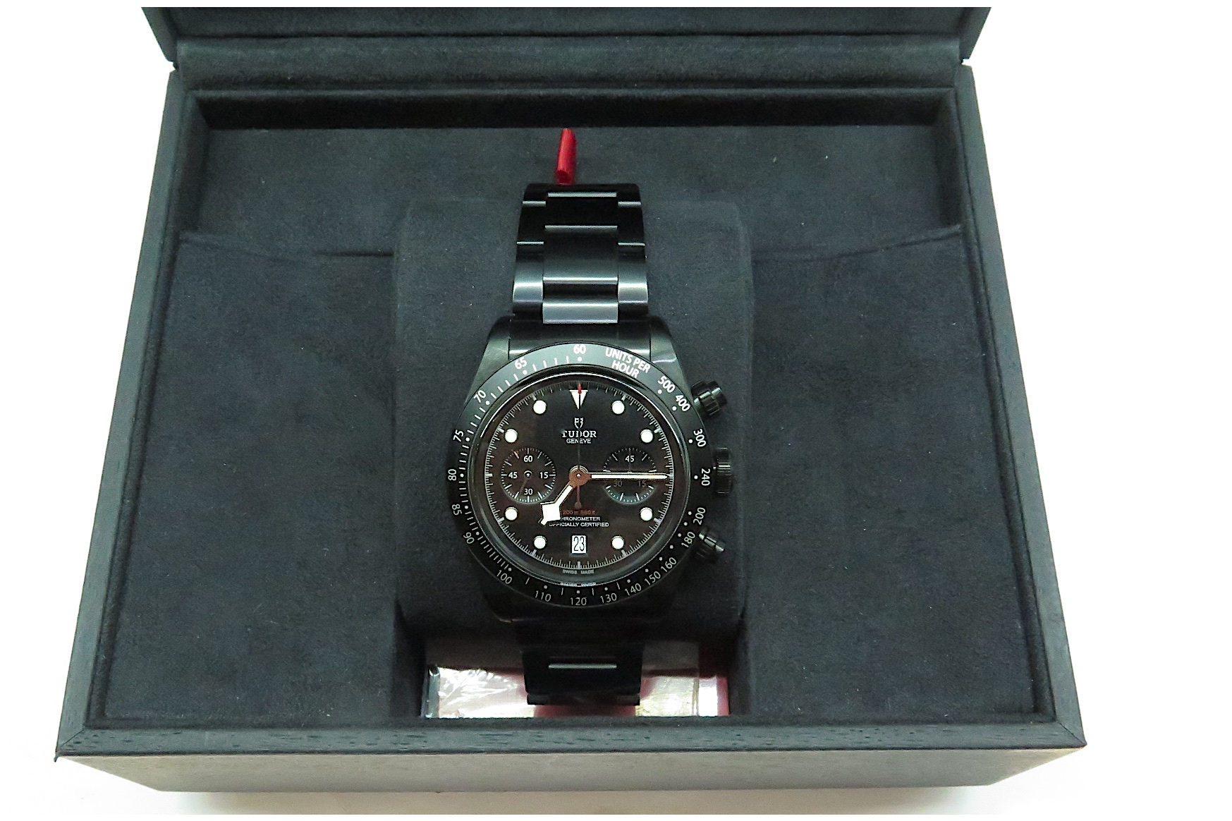 Tudor Black Bay chronograph Dark All Blacks limited edition Ref 79360DK September 2019 $9,900(AUD). - Image 7