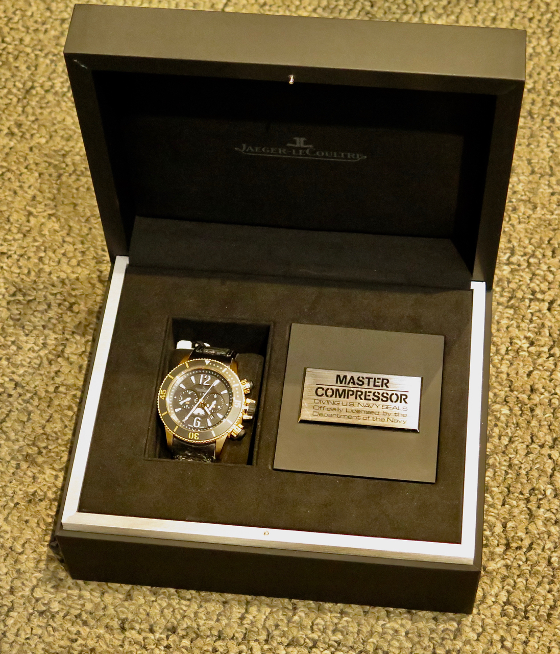 Jaeger Le Coultre Master Compressor Navy Seal Ref Q1782470, 18K ROSE GOLD, full set box and papers, - Image 10