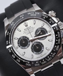 Rolex Oyster Perpetual Daytona Ref 116519LN white gold ceramic bezel Oysterflex.