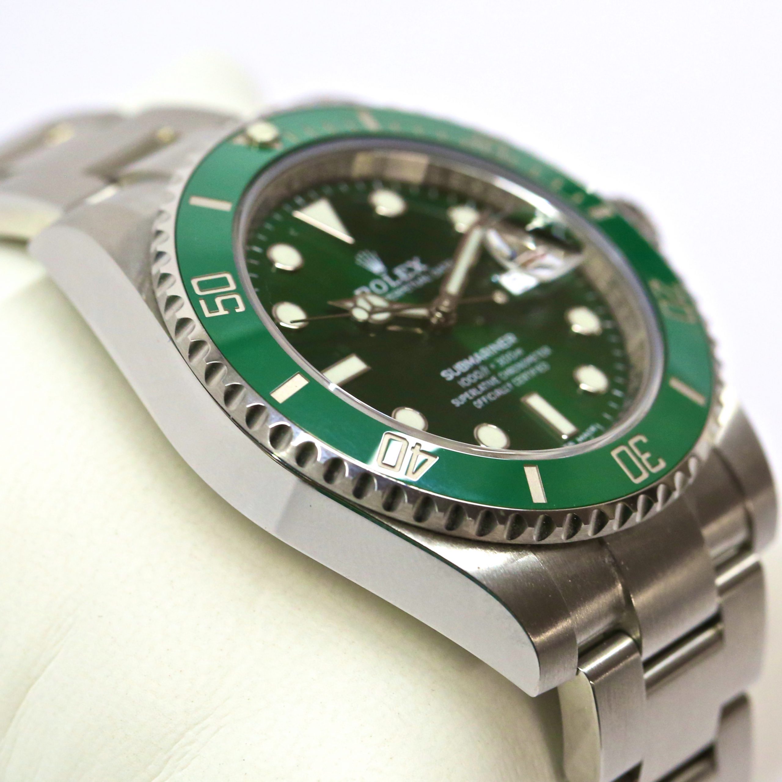 Rolex Submariner Date Hulk (green bezel & dial) case ref 116610LV 2019 full set. - Image 3