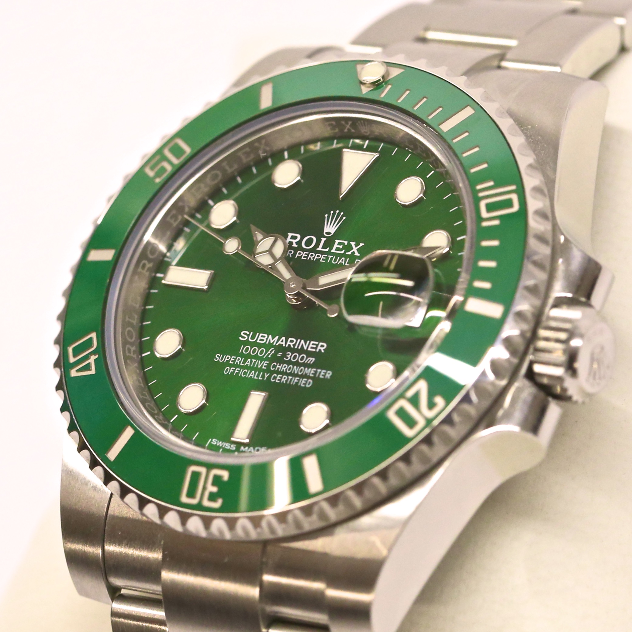 Rolex Submariner Date Hulk (green bezel & dial) case ref 116610LV 2019 full set. - Image 4