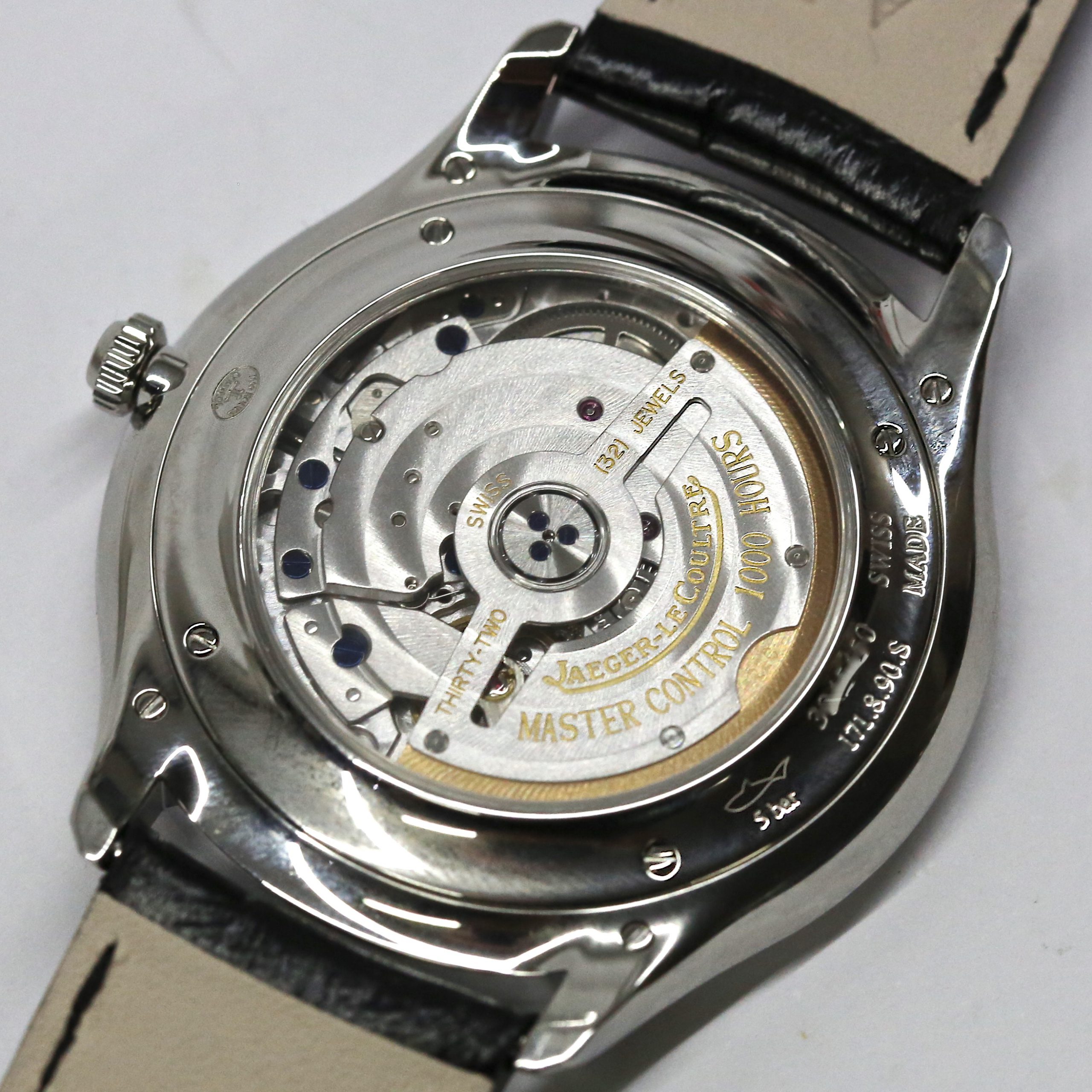 Jaeger Le Coultre Ultra Thin automatic Ref Q1278420, sold new in 2015, just serviced with new strap, $8,800(AUD) in GST - Image 8