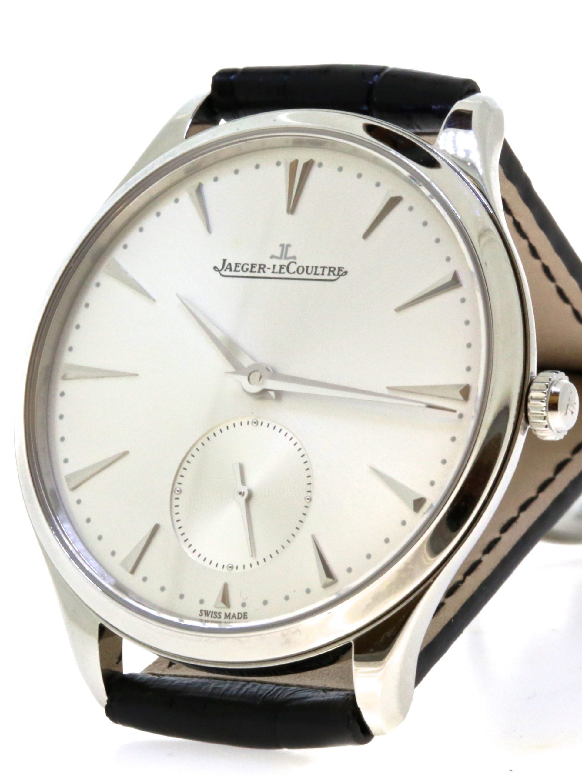 Jaeger Le Coultre Ultra Thin automatic Ref Q1278420, sold new in 2015, just serviced with new strap, $8,800(AUD) in GST - Image 2