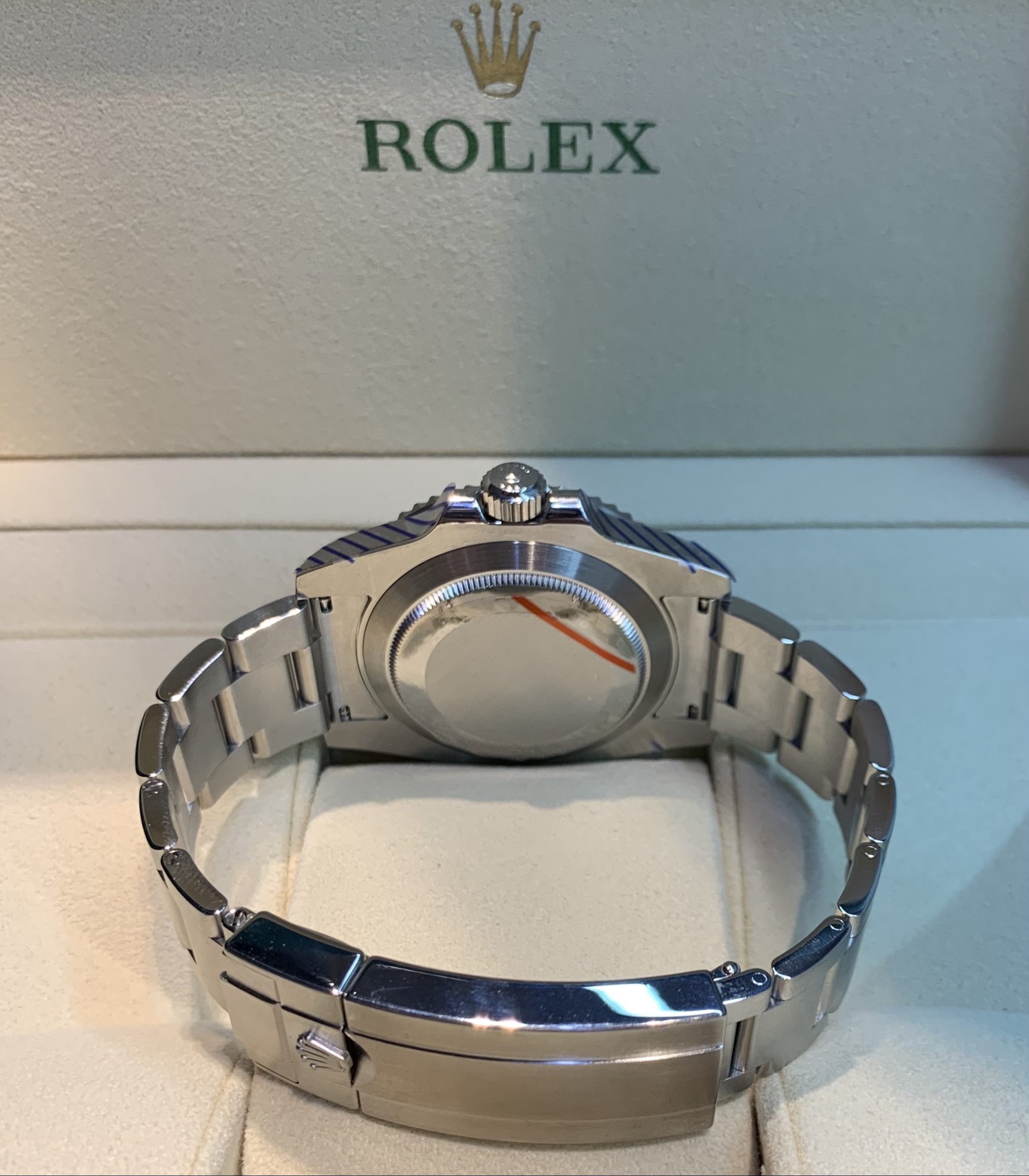 Rolex Submariner Oyster Perpetual Date "HULK" Ref 116610LV Just returned from the Rolex Service centre. - Image 3
