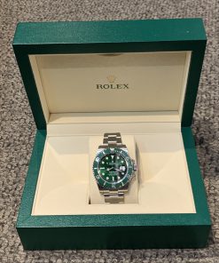 Alternative view of Rolex Submariner Oyster Perpetual Date "HULK" Ref 116610LV Just returned from the Rolex Service centre.