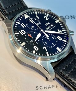 IWC International Watch Co Schaffhausen Big Pilots Chronograph ref IW377709 Ca June 2022, full set, $6,798!! final price!!