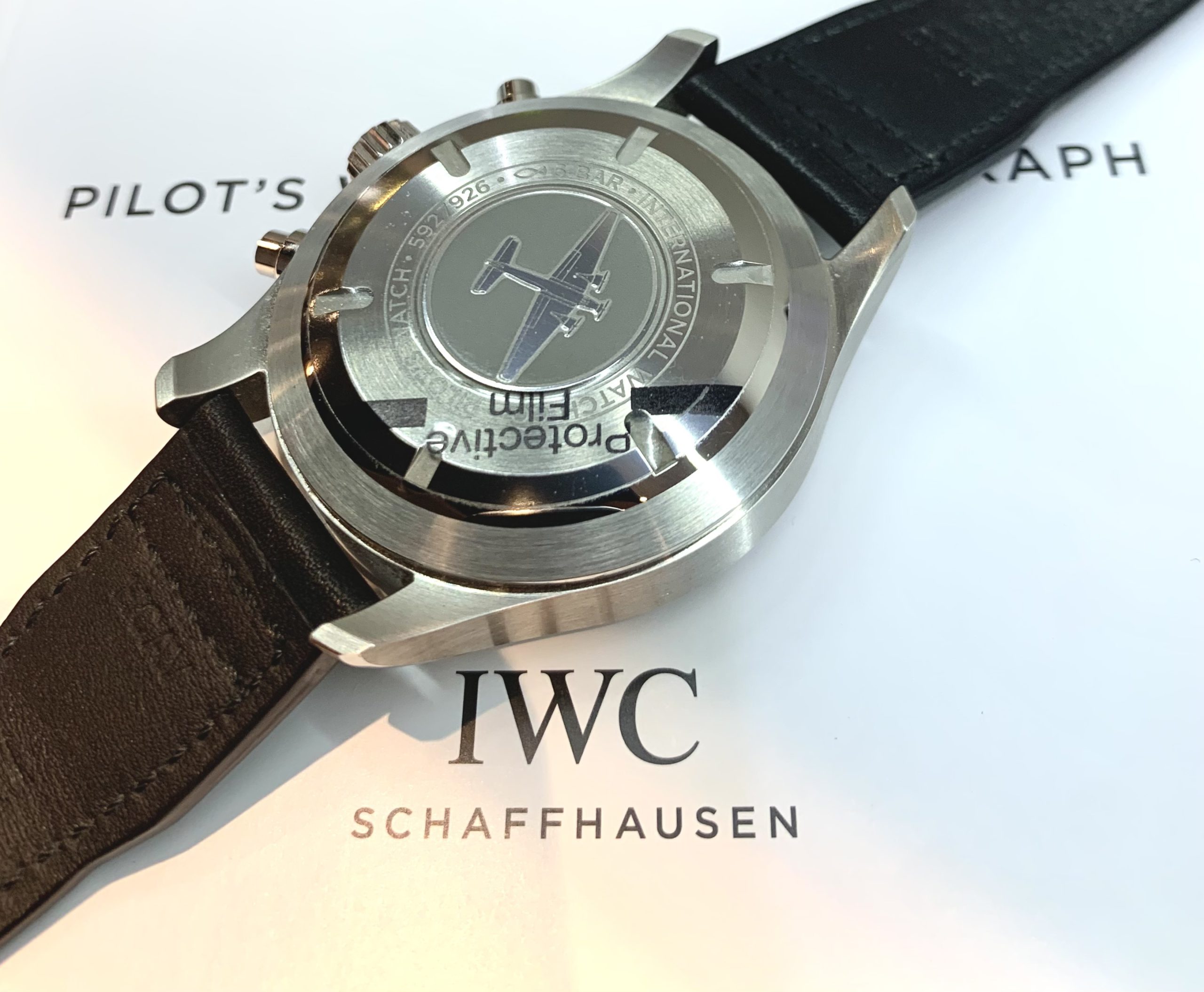 IWC International Watch Co Schaffhausen Big Pilots Chronograph ref IW377709 Ca June 2022, full set, $6,798!! final price!! - Image 3