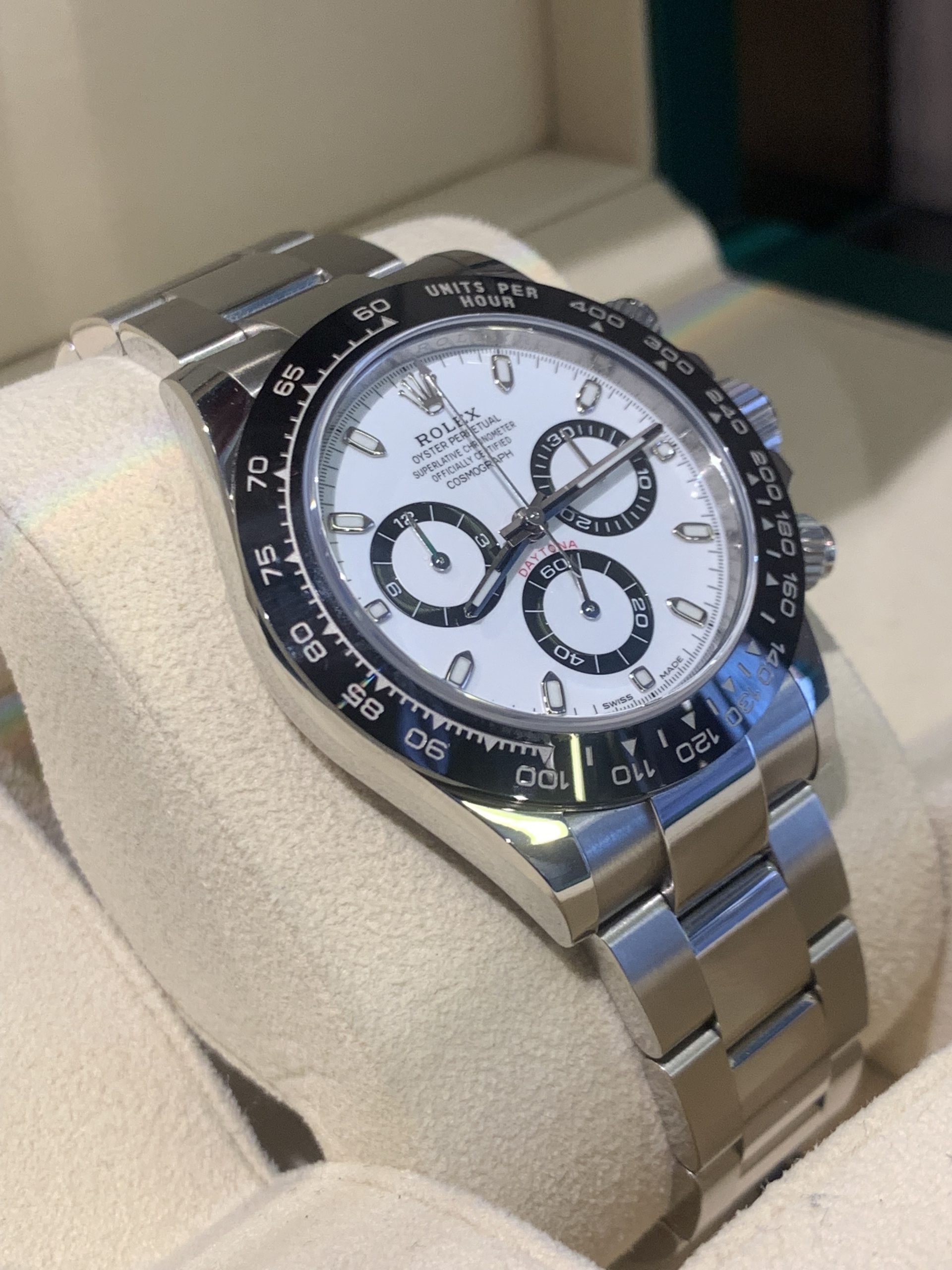 Rolex Daytona Cosmograph Ref 116500LN Cerachrom bezel, Ca 2021, box and papers. $45999.00 Only 1 at this price!!!