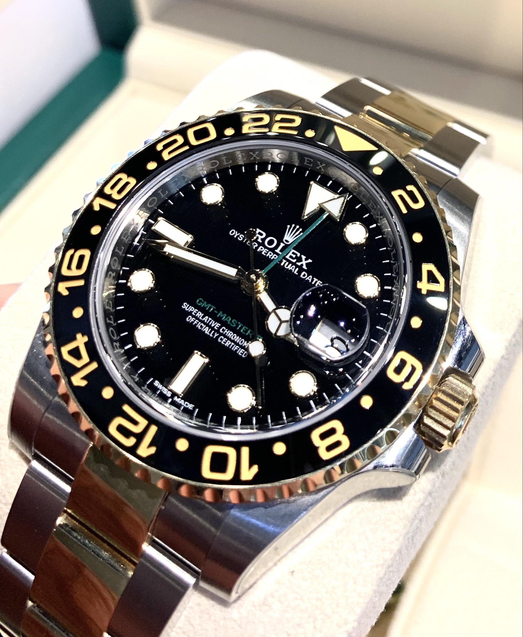 Rolex Oyster Perpetual GMT Master II in Stainless steel and 18ct Yellow Gold, Case Ref: 116713LN Dec 2018, full set Box&Papers $25,630.00 - Image 4