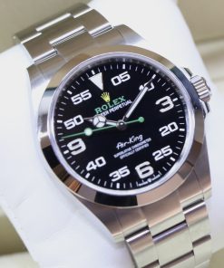Rolex Air King Ref 126900, latest crown guard model, 2022 full set.