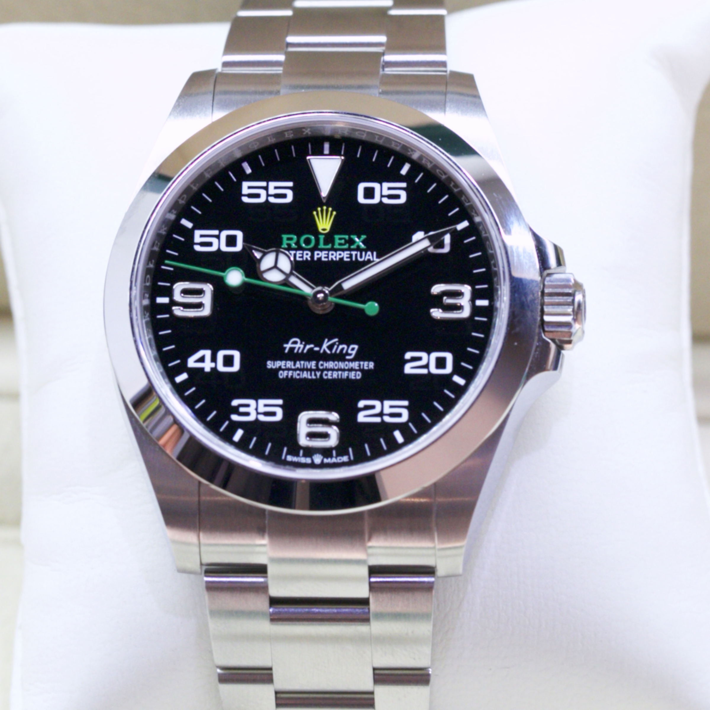 Rolex Air King Ref 126900, latest crown guard model, 2022 full set. - Image 5