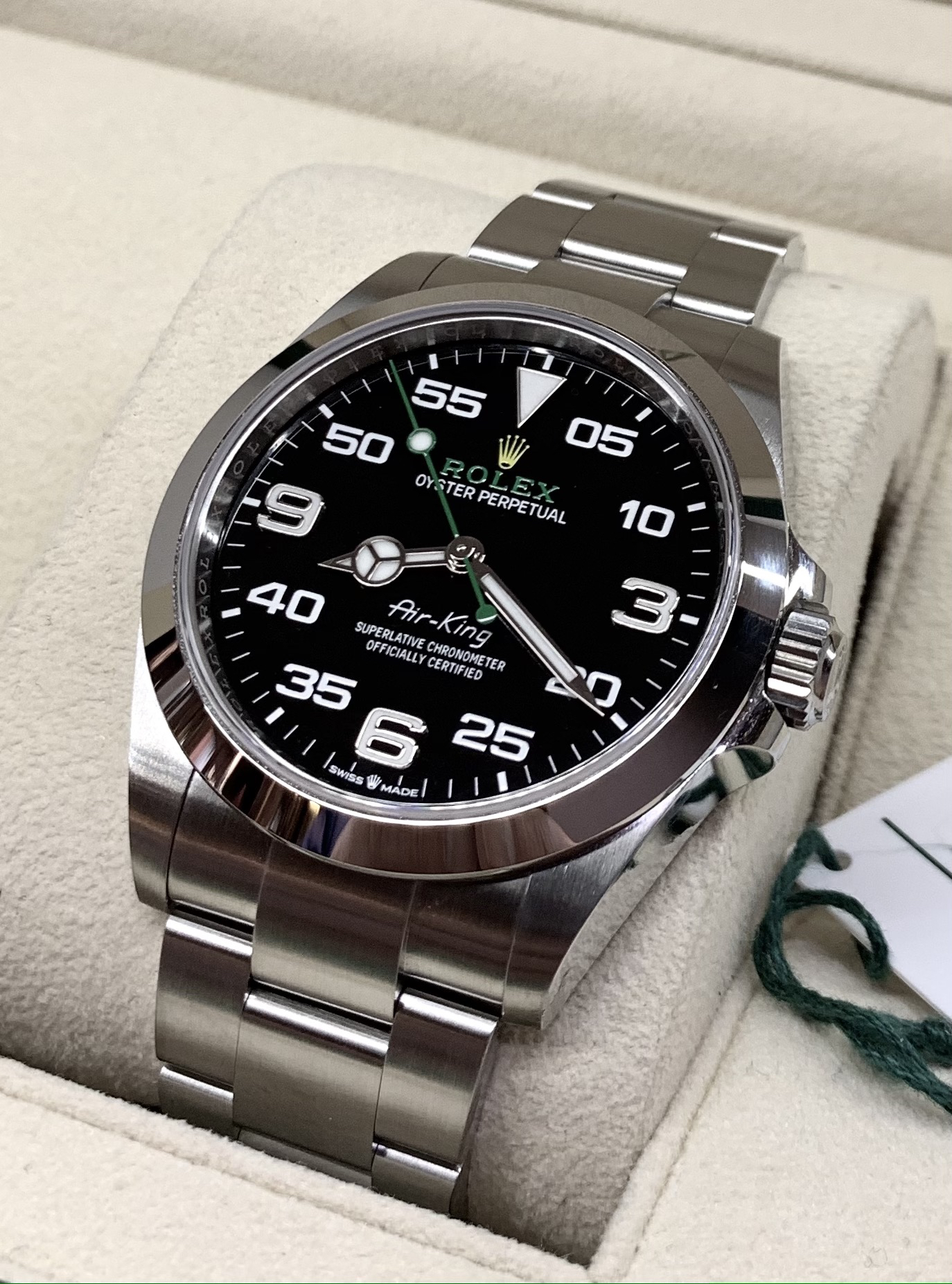 Rolex Air King Ref 126900, latest crown guard model, 2022 full set. - Image 3
