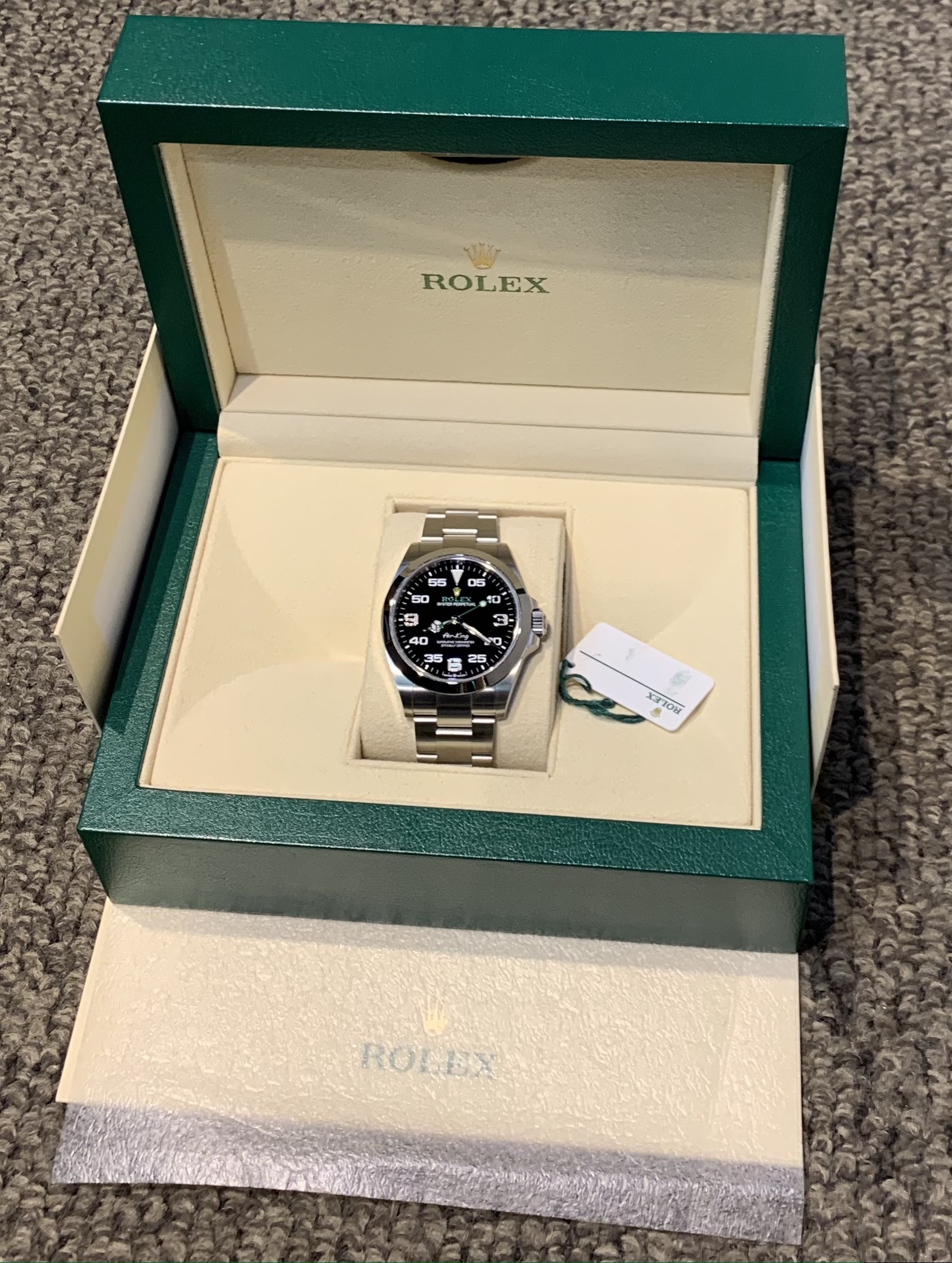 Rolex Air King Ref 126900, latest crown guard model, 2022 full set. - Image 4