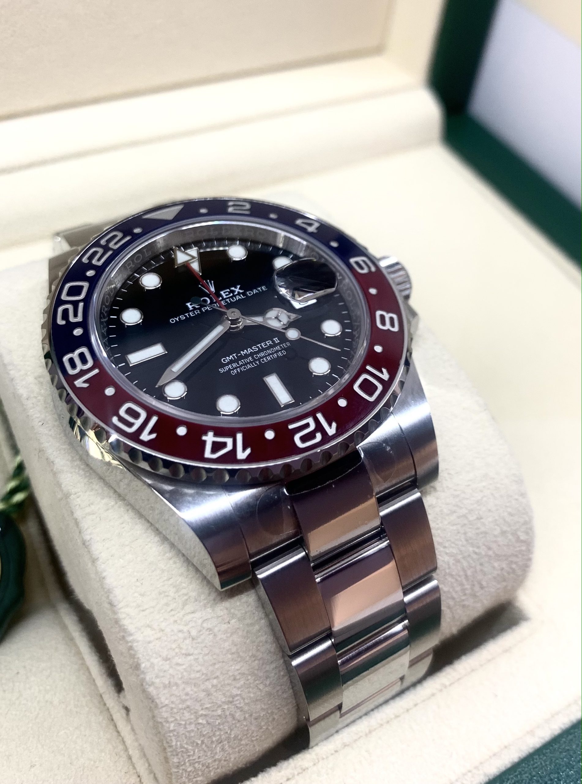 Rolex GMT Master Pepsi Oyster bracelet Ref 126710BLRO 2020 box and papers - Image 3