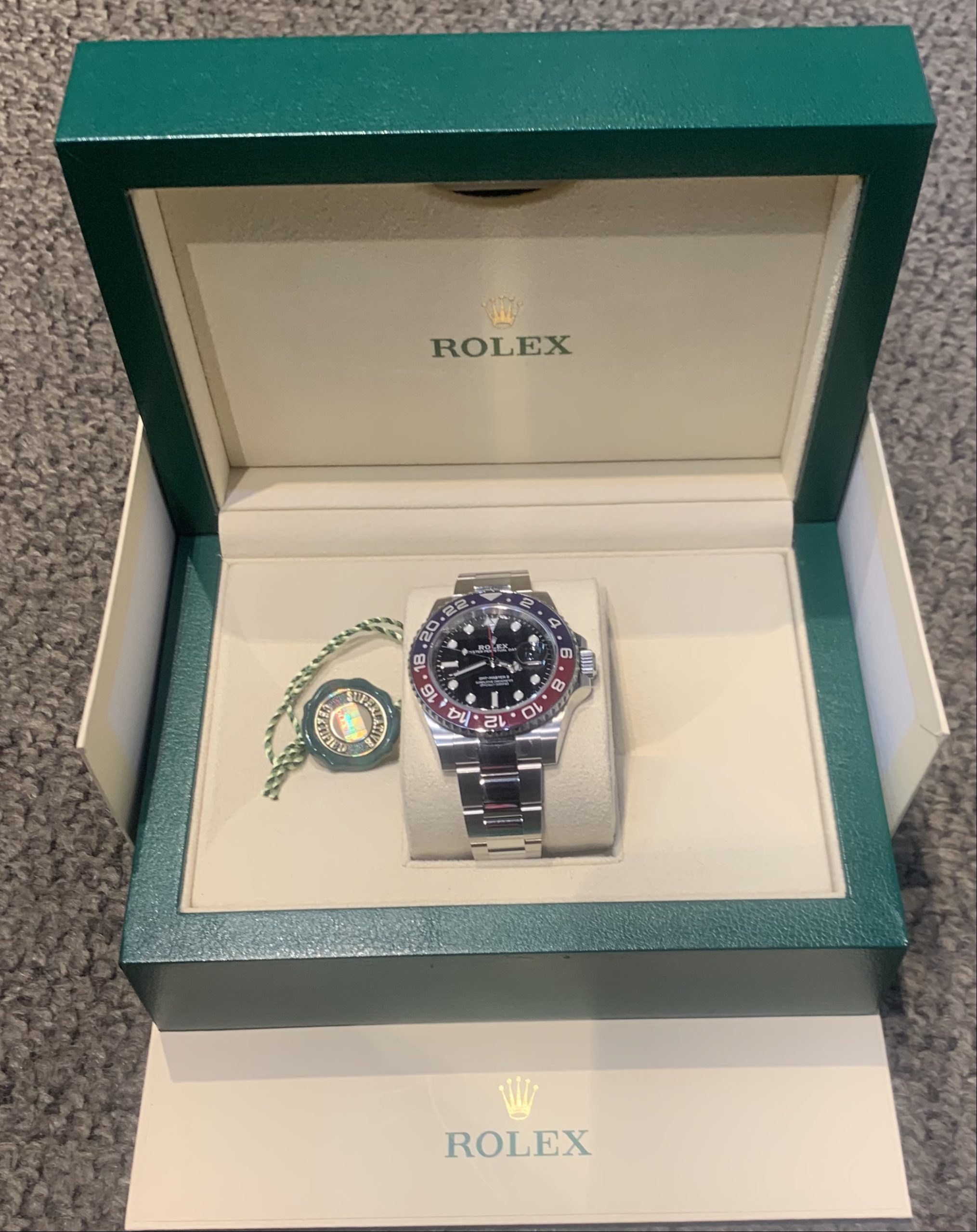 Rolex GMT Master Pepsi Oyster bracelet Ref 126710BLRO 2020 box and papers - Image 8