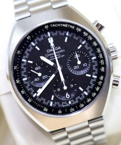 Omega Speedmaster Mark 2 Column Wheel Chronograph in Stainless steel, Black index dial on a Omega stainless steel bracelet, Box, Book and Warranty cards Ca. 2016