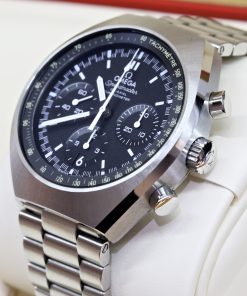 Alternative view of Omega Speedmaster Mark 2 Column Wheel Chronograph in Stainless steel, Black index dial on a Omega stainless steel bracelet, Box, Book and Warranty cards Ca. 2016