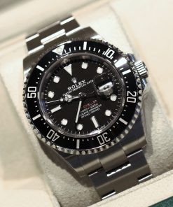 Rolex Sea Dweller 43, "Anniversary" in Rolex OysterSteel on a Rolex Oyster bracelet, Black Index Dial, Black Ceramic Bezel, Ref: 126600, Ca.2021, Complete with Box, Paper & Balance of Rolex Factory Warranty