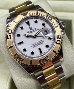Alternative view of Rolex Oyster Perpetual Yachtmaster 40 18ct YG & st steel Case ref 16623, Ca 2012 with box and papers.