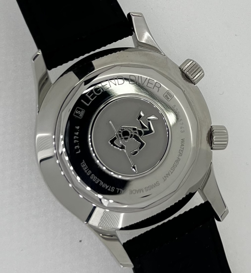 Longines Legend Diver Date 42mm Automatic, in Stainless Steel on a leather strap, Ref: L36744500, Complete with inner and outer box, book and Longines Warranty card ,Circa: 2022 - Image 3