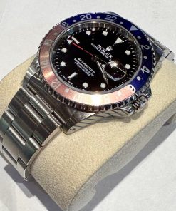 Alternative view of Rolex Oyster Perpetual GMT Master II Case ref 16710, Ca 1999, just back from Rolex Service Centre,