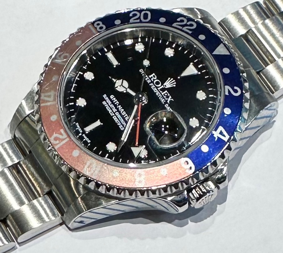 Rolex Oyster Perpetual GMT Master II Case ref 16710, Ca 1999, just back from Rolex Service Centre, - Image 3