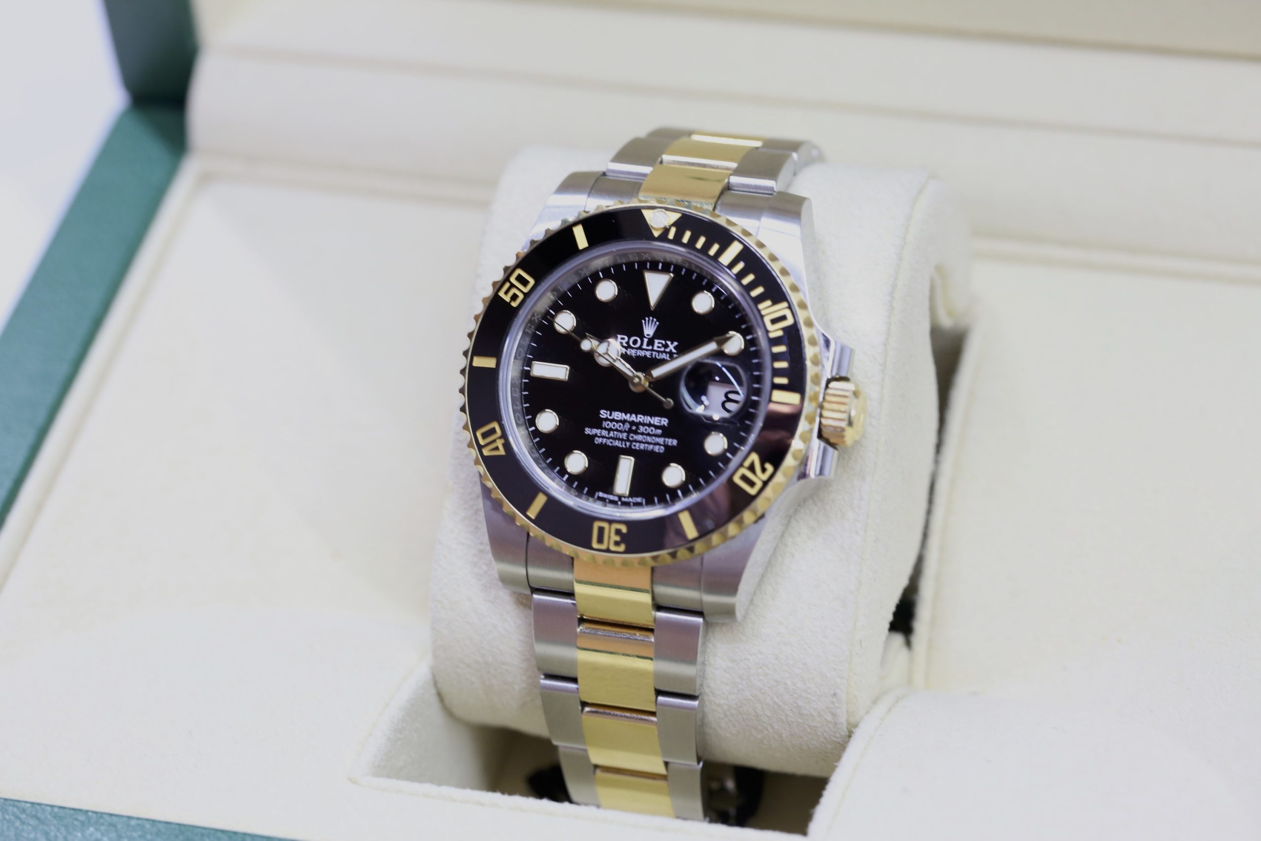 Rolex Submariner Date 18ct Yellow Gold & Stainless Steel on Matching Rolex Oyster Bracelet, Black Index Dial, Ref: 116613LN, Circa: 2020, Complete with Box & Papers, Balance of Rolex 5 year Factory Warranty - Image 5