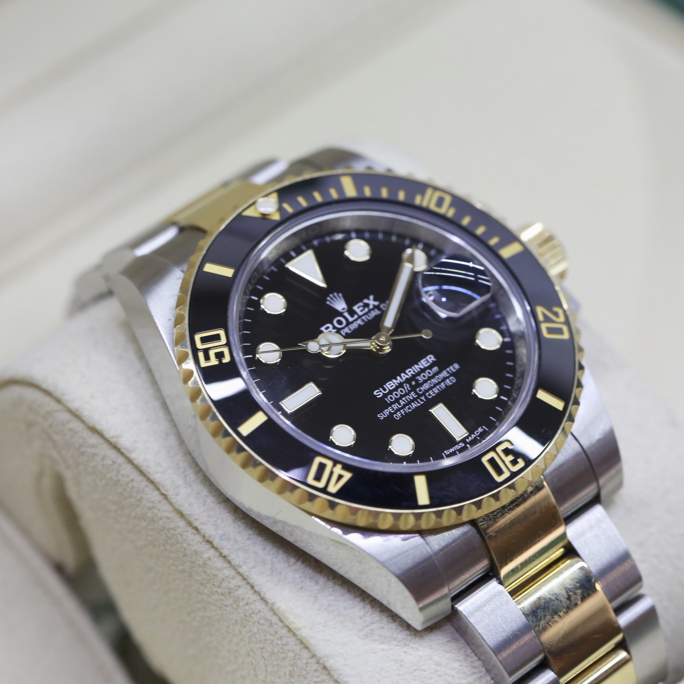 Rolex Submariner Date 18ct Yellow Gold & Stainless Steel on Matching Rolex Oyster Bracelet, Black Index Dial, Ref: 116613LN, Circa: 2020, Complete with Box & Papers, Balance of Rolex 5 year Factory Warranty - Image 4