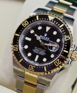 Alternative view of Rolex Sea Dweller 43, “Anniversary” in Rolex OysterSteel & 18ct Yellow Gold on a Rolex Oystersteel and 18ct Yellow gold bracelet, Black Index Dial, Black Ceramic Bezel, Ref: 126603, Complete with Box, Paper & Balance of Rolex Factory Warranty.
