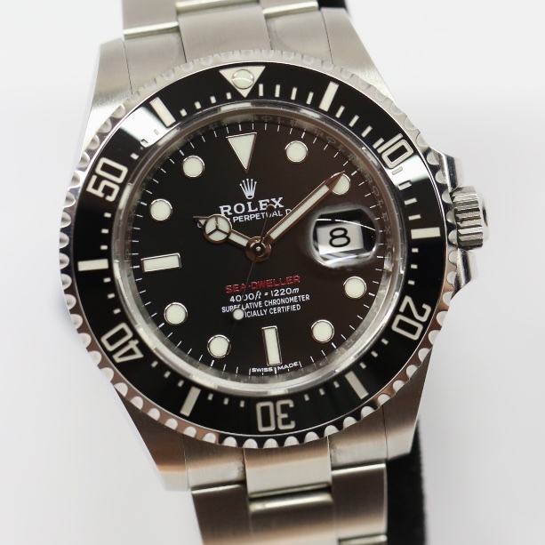 Rolex Sea Dweller 43, "Anniversary" in Rolex OysterSteel on a Rolex Oyster bracelet, Black Index Dial, Black Ceramic Bezel, Ref: 126600, Ca.2017, Complete with Box, Paper and Rolex Warranty - Image 3