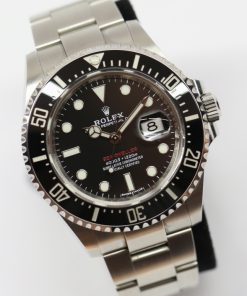 Alternative view of Rolex Sea Dweller 43, "Anniversary" in Rolex OysterSteel on a Rolex Oyster bracelet, Black Index Dial, Black Ceramic Bezel, Ref: 126600, Ca.2017, Complete with Box, Paper and Rolex Warranty