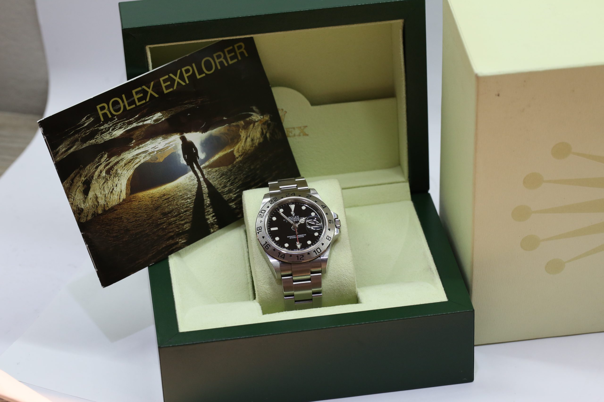 Rolex Explorer 2 GMT, Stainless Steel, Black Index Dial on Rolex Oyster Bracelet, Reference: 16570, Circa: 2008/9, with Box & book - Image 6