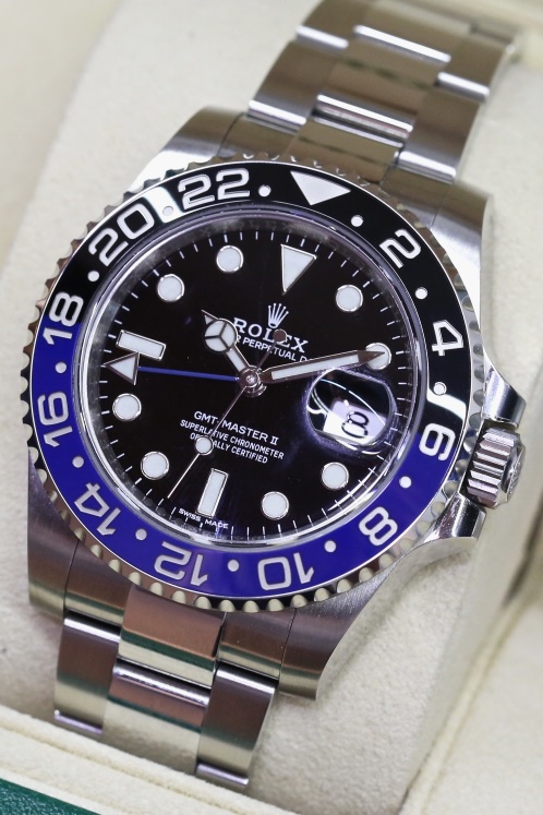 Rolex GMT Master II Stainless Steel, Black Index Dial, "Batman" Blue Black Ceramic Bezel on Oystersteel Bracelet, Ref 116710BLNR, Circa: 2018, Complete with Box & Papers - Image 2