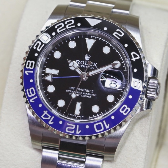 Rolex GMT Master II Stainless Steel, Black Index Dial, "Batman" Blue Black Ceramic Bezel on Oystersteel Bracelet, Ref 116710BLNR, Circa: 2018, Complete with Box & Papers - Image 4