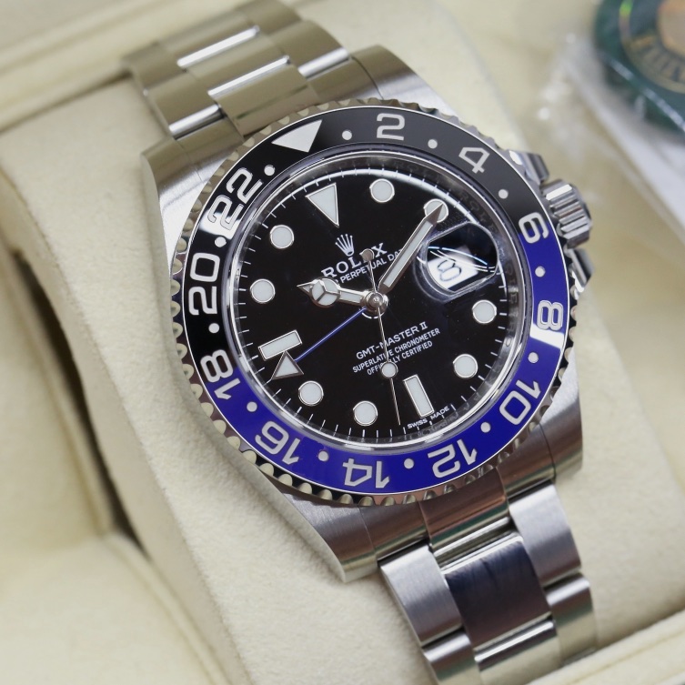 Rolex GMT Master II Stainless Steel, Black Index Dial, "Batman" Blue Black Ceramic Bezel on Oystersteel Bracelet, Ref 116710BLNR, Circa: 2018, Complete with Box & Papers - Image 3