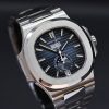 Patek Philippe Nautilus Annual Calendar Moon phase with the new blue index dial, Ref 5726/1A, in stainless steel, full set, Ca 2021. $165,000(AUD) + GST!!!