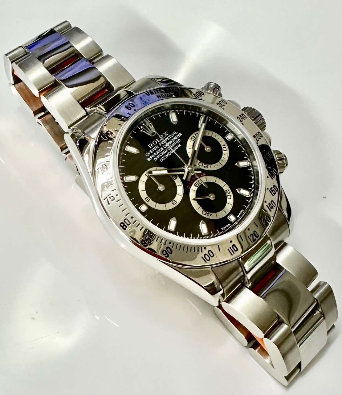 Rolex Oyster Perpetual Cosmograph Daytona Ref 116520, stainless steel Sold new in 2005 with box and papers. - Image 5