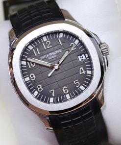 Patek Philippe Aquanaut in stainless steel with Date,  Black Arabic Dial, Black Patek Philippe Rubber Strap & Patek Philippe Deployant Clasp, Ref: 5167A-001 Ca. 2012, Complete with Box & Papers