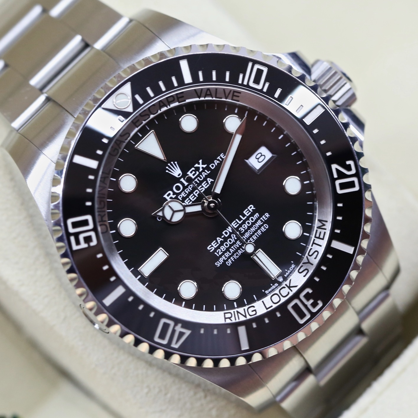 Rolex Oyster Perpetual Sea Dweller Deepsea in Rolex OysterSteel with Black Index Dial on Rolex Oystersteel Bracelet Ref. 126660 Circa: 2020 Complete with Box and Papers - Image 3
