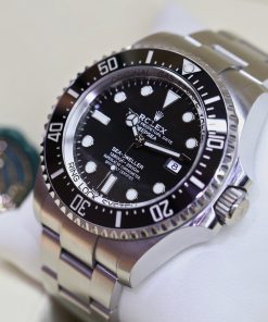 Alternative view of Rolex Oyster Perpetual Sea Dweller Deepsea in Rolex OysterSteel with Black Index Dial on Rolex Oystersteel Bracelet Ref. 126660 Circa: 2020 Complete with Box and Papers