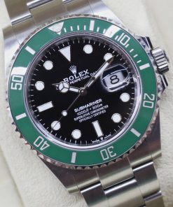 Rolex Submariner Date "New Kermit" in Rolex OysterSteel with a Green Cerachrom Bezel and Black Index Dial on a Rolex Oystersteel Bracelet, Ref: 126610LV, Circa: 2021, Complete with Box & Papers