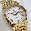 Rolex Oyster Perpetual Day-Date 40 in 18ct Yellow Gold, White Roman Dial, 18ct Yellow Gold Rolex Presidential bracelet, Ref. 228238, Ca. 2020