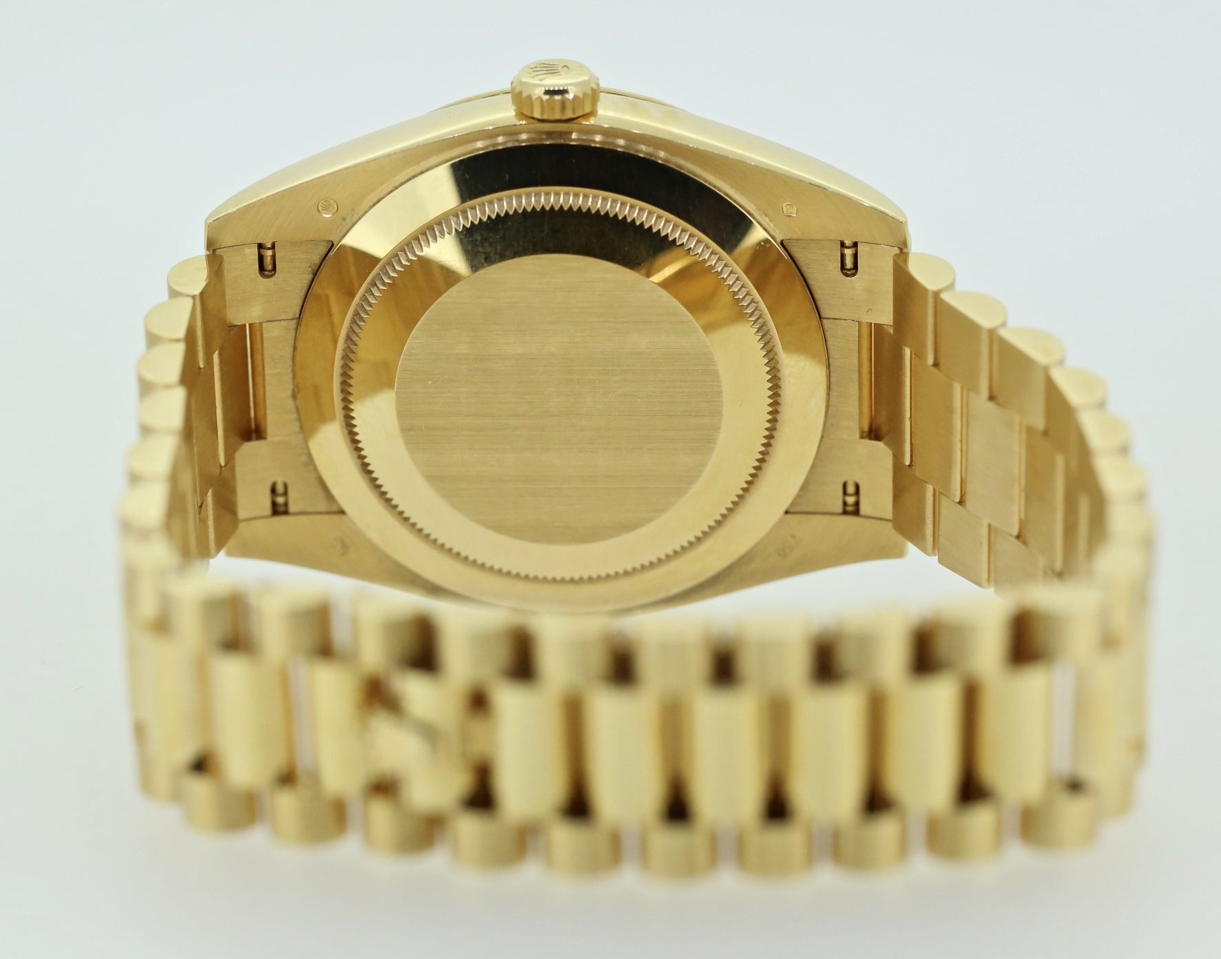 Rolex Oyster Perpetual Day-Date 40 in 18ct Yellow Gold, White Roman Dial, 18ct Yellow Gold Rolex Presidential bracelet, Ref. 228238, Ca. 2020 - Image 4