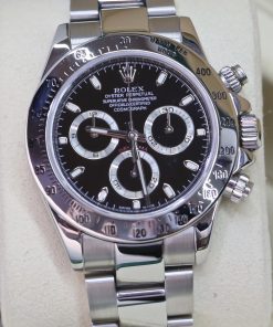 Alternative view of Rolex Oyster Perpetual Cosmograph Daytona Ref 116520, stainless steel Sold new in 2005 with box and papers.