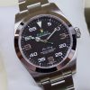 Rolex Air King Stainless Steel on Rolex Oyster Bracelet, Black 3,6,9 Dial, Reference: 116900, Circa: 2021, Complete with Box & Papers