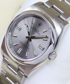 Alternative view of Rolex Oyster Perpetual 36, in Rolex stainless steel, Rhodium index Dial on Rolex Oyster Bracelet, Ref. 116000, Circa: 2020, With Box & Papers